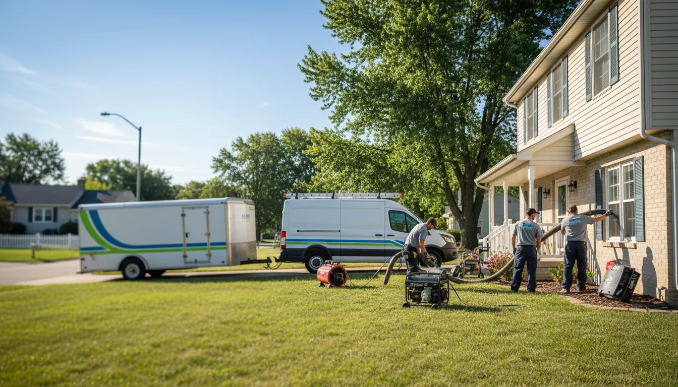Flooded Basement Restoration And Cleanup With Repair in Guttenberg, IA near me